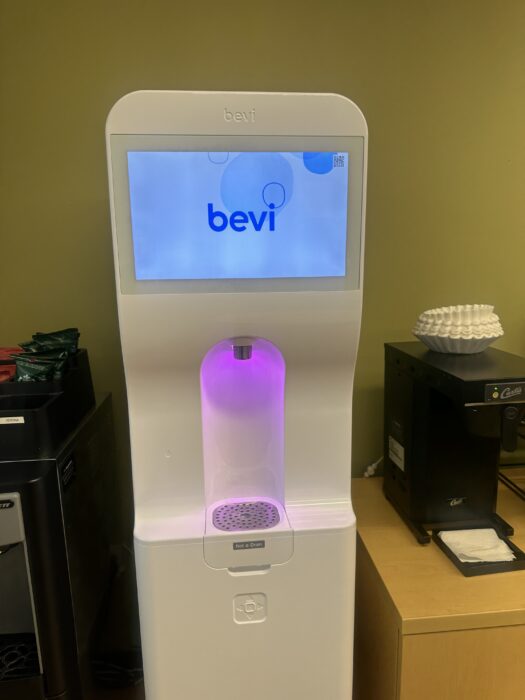 The BEVI machine in the 8720 building