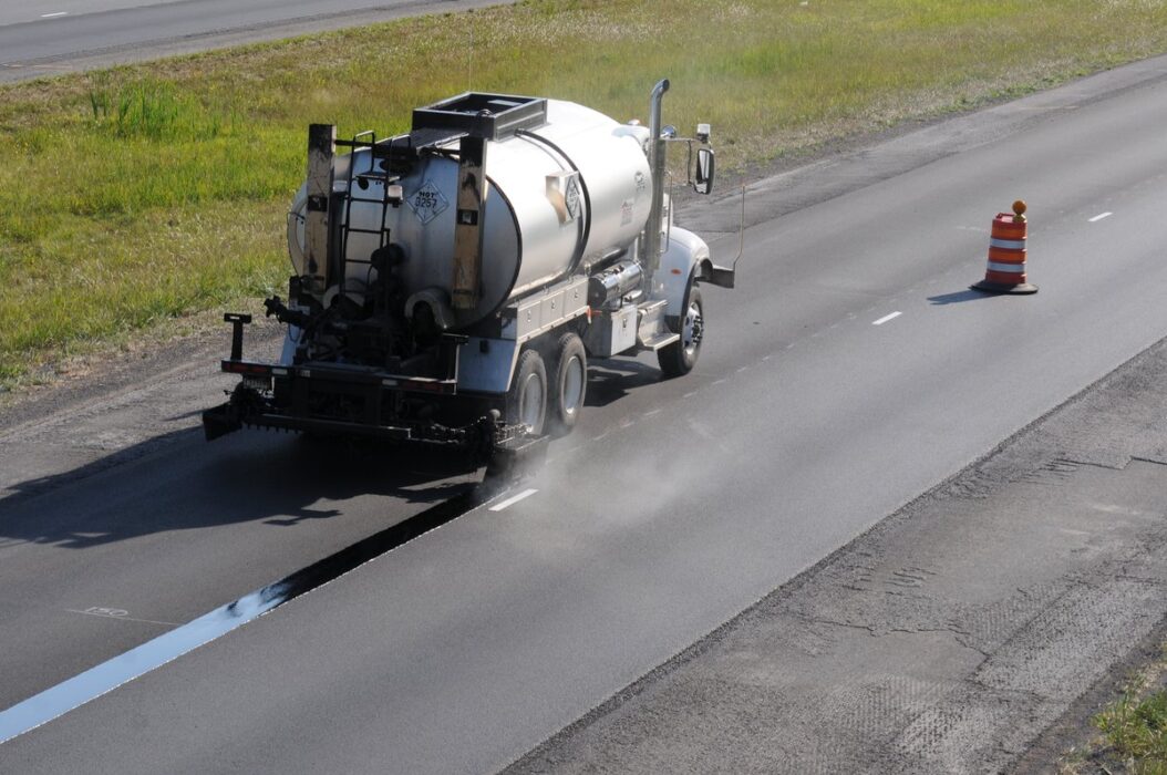 Truck laying J-Band